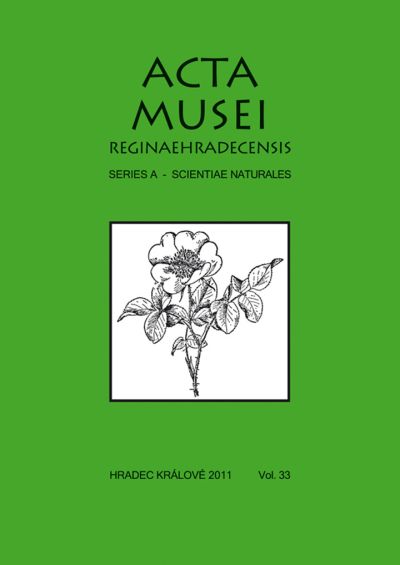 ACTA MUSEI REGINAEHRADECENSIS S. A: vol. 33